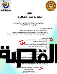 وظائف لشباب القاهرة