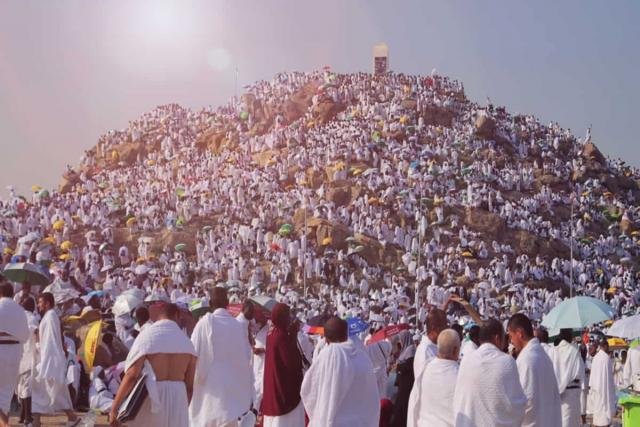 الحجاج على جبل عرفات 