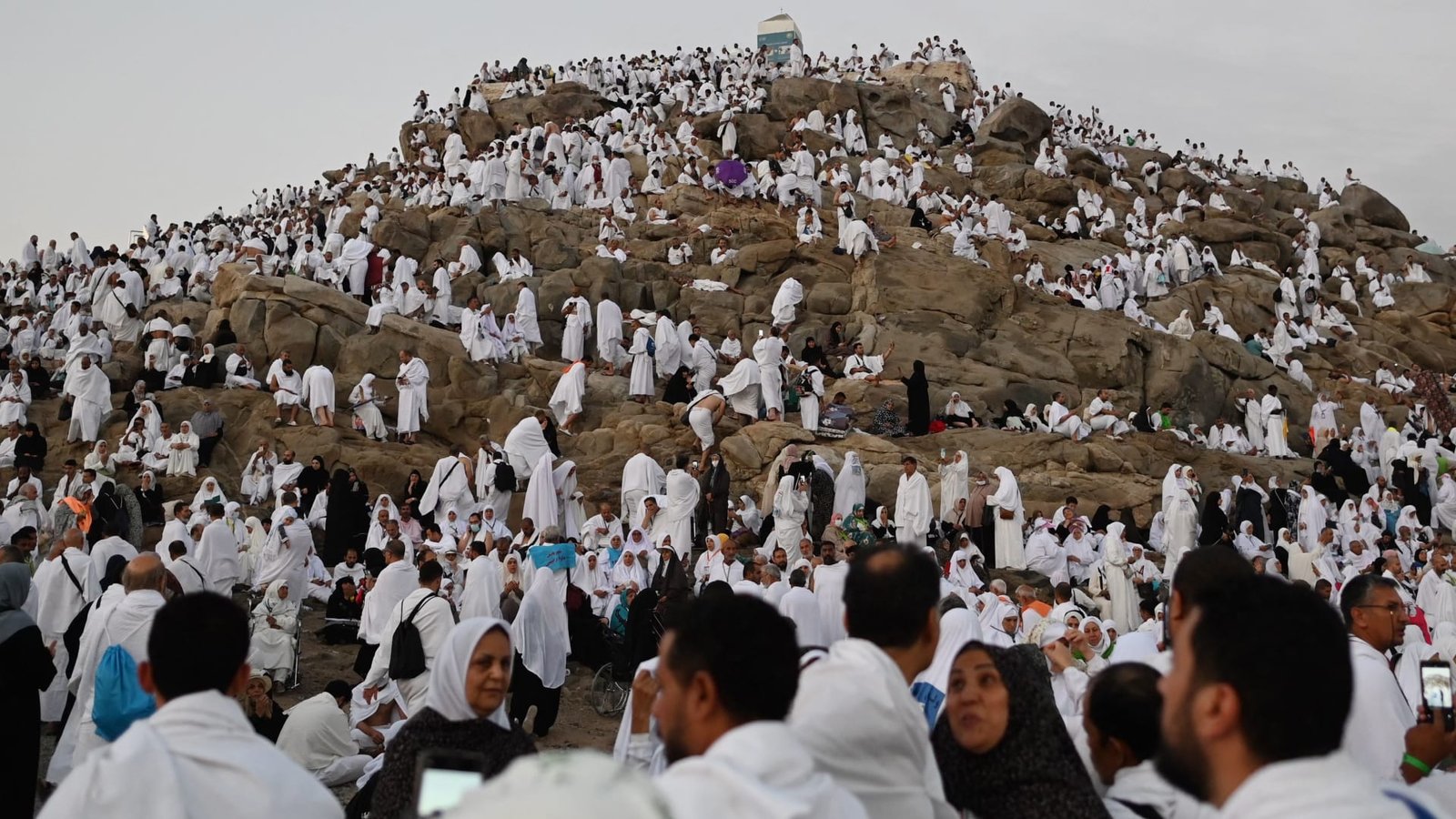 الحجاج على جبل عرفات 