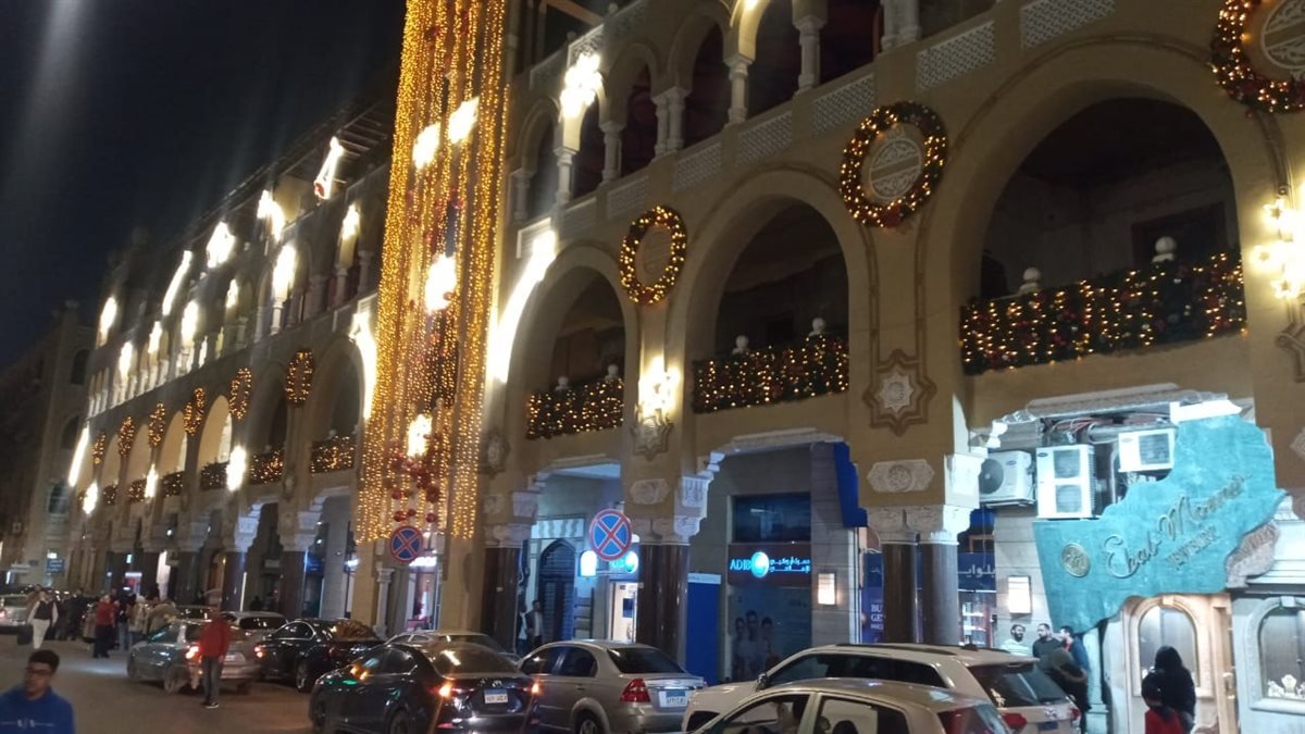 احتفالات الكريسماس في الكوربة مصر الجديدة