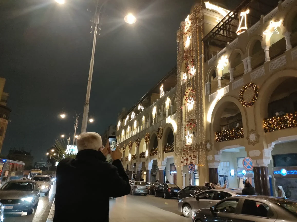 احتفالات الكريسماس في الكوربة مصر الجديدة