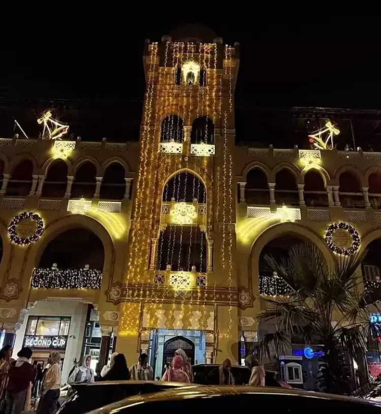 احتفالات الكريسماس في الكوربة مصر الجديدة